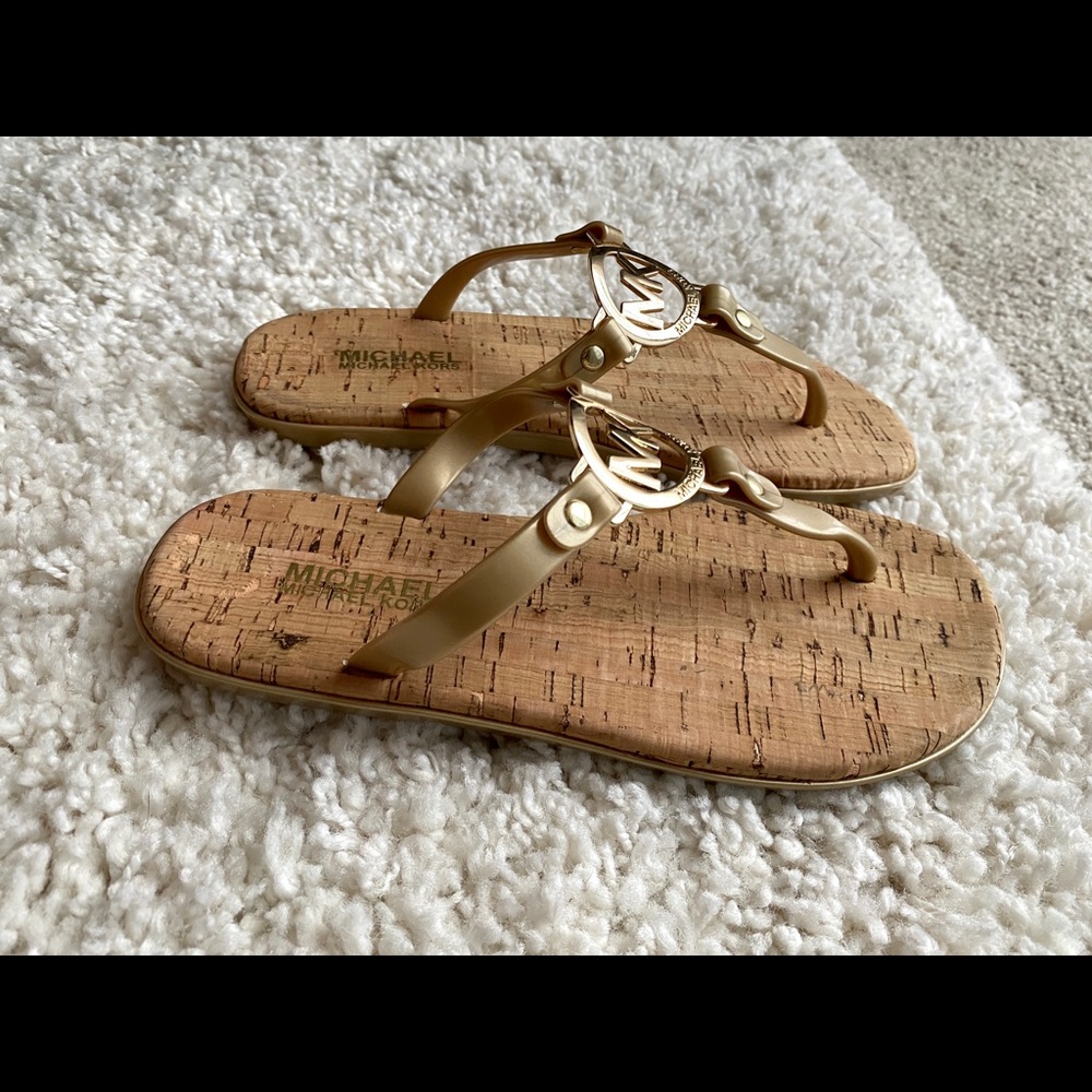 Michael Kors Slides Sandals / Flip Flops. Size 6 - image 3